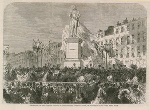 Statue av Richard Cobden av English School