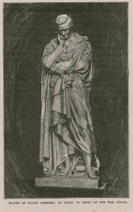 Statue av Sidney Herbert av English School