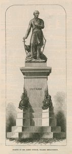 Statue av Sir James Outram av English School