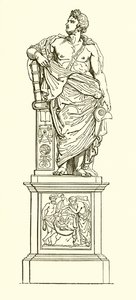 Statue av Sir William Jones av English School