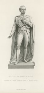Statue av jarlen av Derby av English School