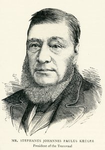 Stephanus Johannes Paulus Kruger (1825-1904) Illustrasjon for The Graphic av English School