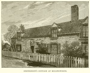 Stephensons Cottage i Killingworth av English School