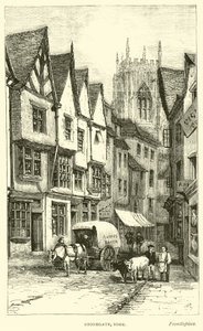 Stonegate, York av English School