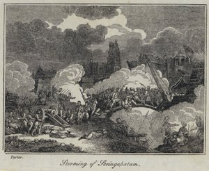 Storming av Seringapatam (gravering) av English School