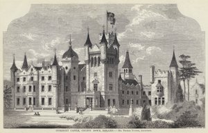 Stormont Castle, County Down, Irland (gravering) av English School