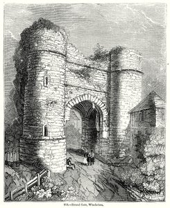 Strand Gate, Winchelsea (gravering) av English School