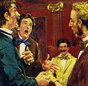 Strauss ble overtalt til å skrive en operette da venner sang sanger til melodiene hans av English School