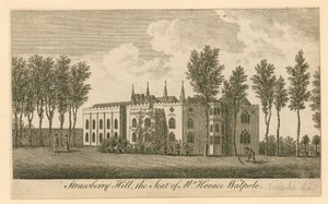 Strawberry Hill, Twickenham, London; setet til Mr Horace Walpole av English School