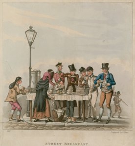 Gatefrokost; tegnefilm av English School