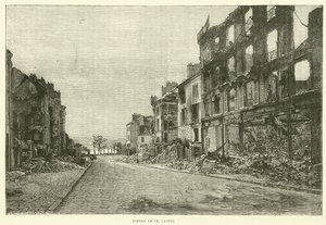 Gate i St Cloud, november 1870 av English School
