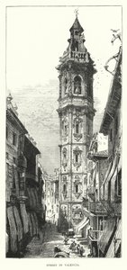 Gate i Valencia (gravering) av English School