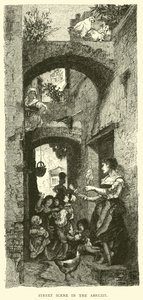 Gatebilde i Abruzzi av English School