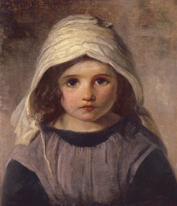 Studie av en jente i en panser, 1890 av English School