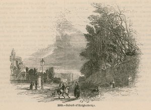 Forstad til Knightsbridge, London av English School