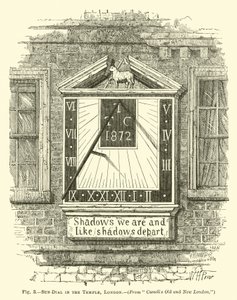 Solskive i tempelet, London av English School