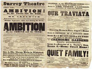 Surrey Theatre-spillebilled av English School