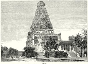 Tanjore (gravering) av English School