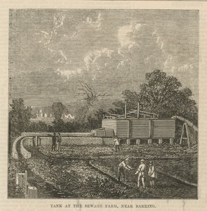 Tank ved kloakkanlegget, nær Barking av English School