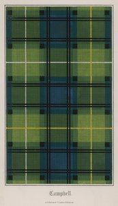 Tartan fra klanen Campbell av English School