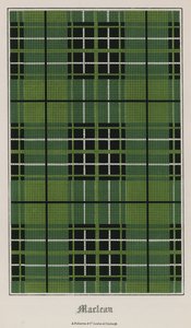 Tartan fra klanen Maclean av English School