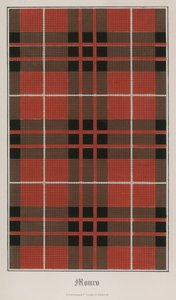 Tartan fra klanen Munro av English School