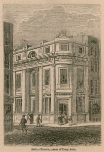 Taverna, hjørnet av Long Acre, London av English School