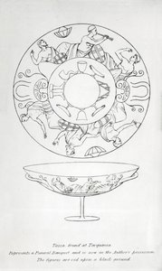 Tazza funnet på Tarquinia av English School