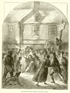 Tea Riots at Boston: Death of the Boy Snider av English School