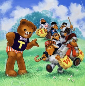 Bamse (med skjulte gjenstander) av English School