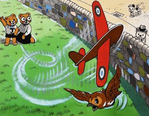 Bamse flyvende lekefly av English School