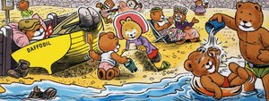 Bamser på stranden av English School