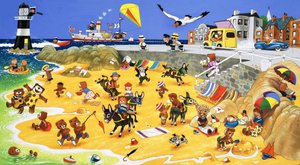 Bamser på stranden av English School