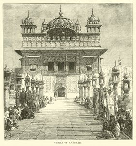 Amritsar-tempelet av English School