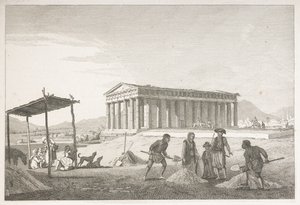 Hefaistos tempel i Akropolis i Athen, fra 