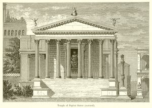Temple of Jupiter Stator (restaurert) av English School