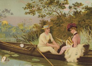 Tender Moments (chromolitho) av English School