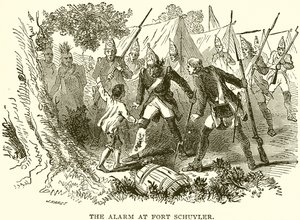 Alarmen ved Fort Schuyler av English School