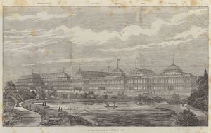 Albert Palace, ved Battersea Park (gravering) av English School