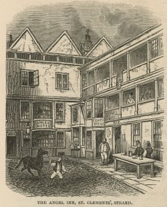 The Angel Inn, St Clements, Strand, London av English School