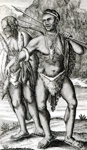 The Apparel of the Hottentot Men av English School