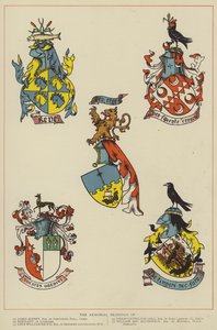 The Armorial Bearings (farge litho) av English School
