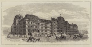 Army and Navy Buildings of the United States Government, Washington (gravering) av English School