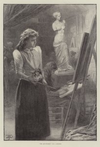 Kunststudenten (litho) av English School
