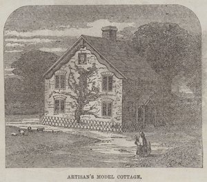 The Artisans' Suburban Cottage Movement (gravering) av English School