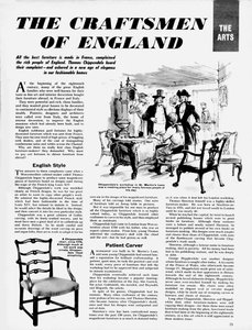 The Arts: The Craftsmen of England (litho) av English School