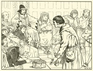 The Assize of Bread (blekk på papir) av English School