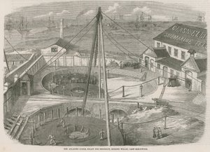 Atlantic Cable, klar for sending, Moden Wharf, East Greenwich av English School
