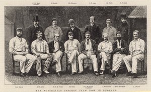 Det australske cricketlaget er nå i England av English School