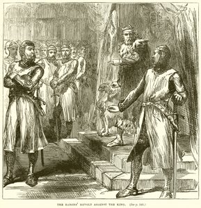 Die Revolte der Barone gegen den König von English School